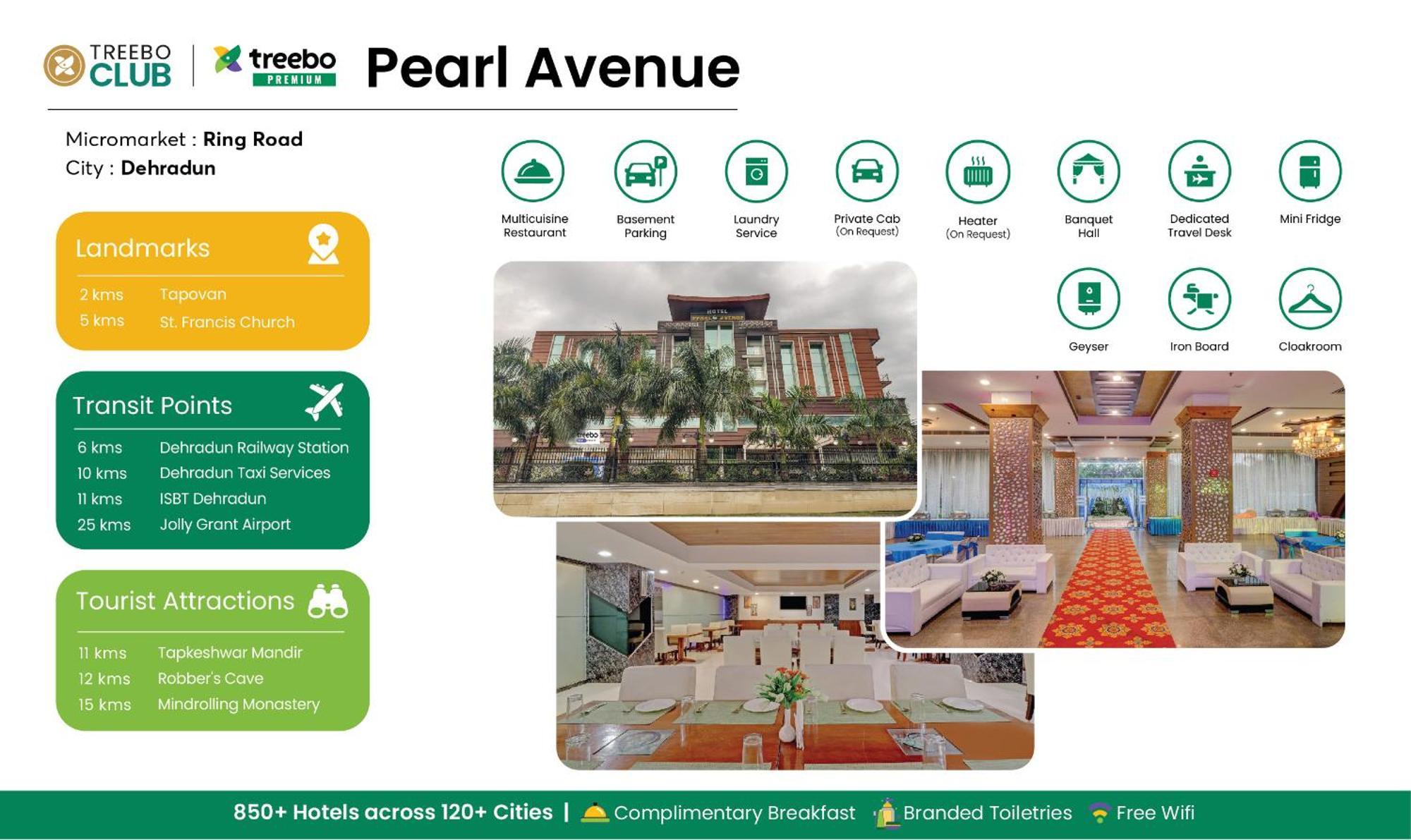 Treebo Premium Pearl Avenue, Ring Road Hotel Dehradún Kültér fotó
